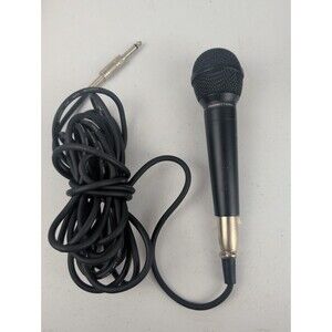 Dynex Unidirectional Microphone Dynamic Vocal Handheld wired Microphone W/ Cable